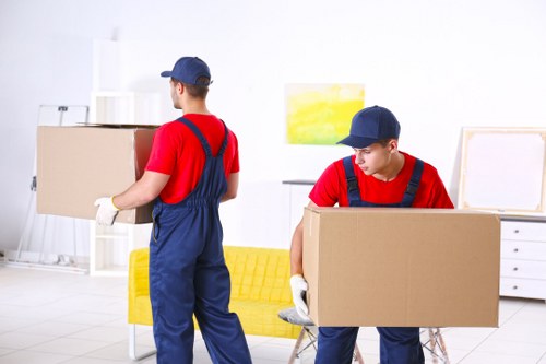 House removal team planning a move in Belgravia