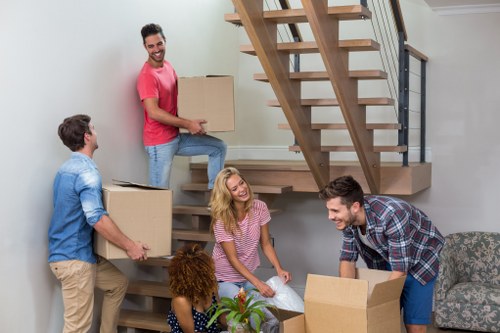 Van removal support for a townhouse or flat move in Belgravia