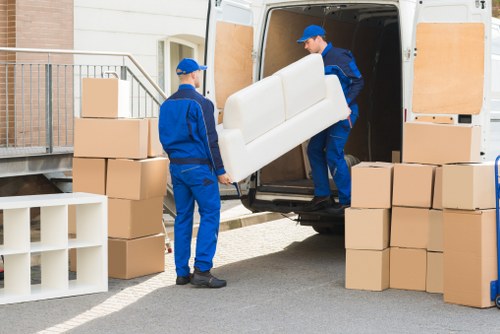 Removal team assisting a Belgravia home move with careful packing and transport