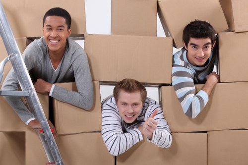 A local moving team managing access challenges in Belgravia