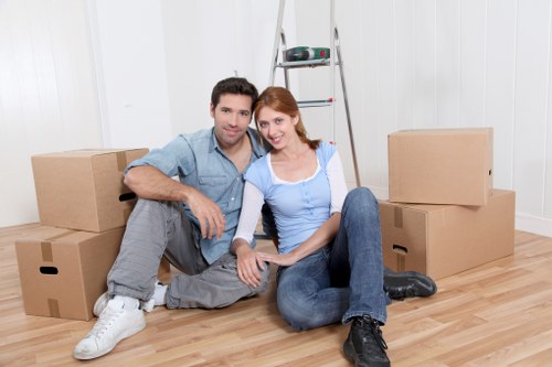 Commercial removals truck service near Belgravia offices