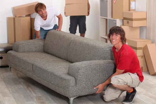 Careful furniture transport for a Belgravia apartment move
