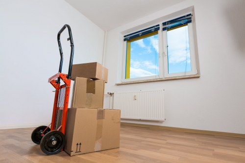 Careful furniture loading for a Belgravia home or flat move