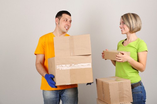 Packing and loading support for a Belgravia property move