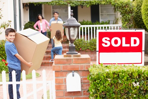 Careful wrapping and labelling of boxes in a Belgravia property