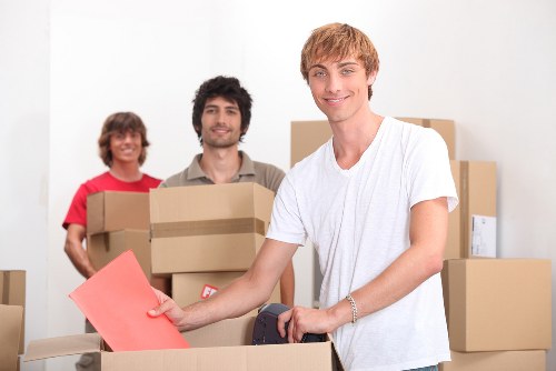 Local furniture pick-up van serving residential and commercial customers in Belgravia
